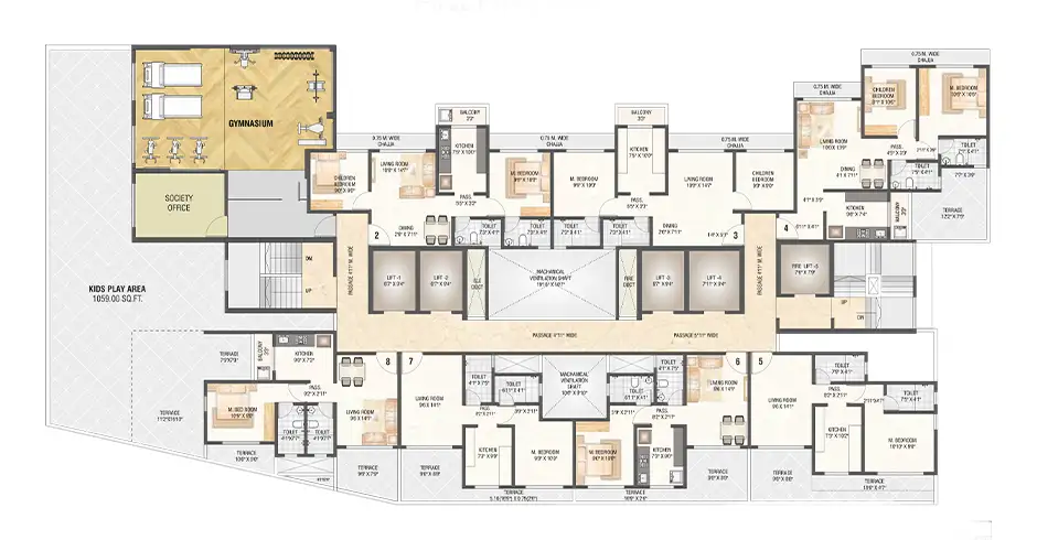 Galicia Thane Floor Plans